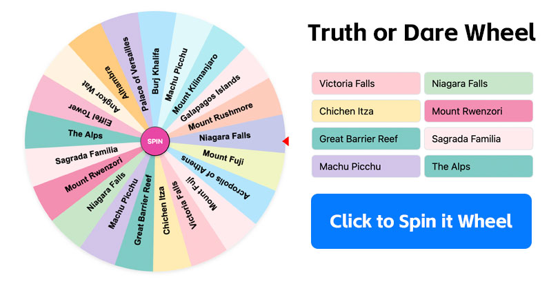 Truth or Dare Wheel